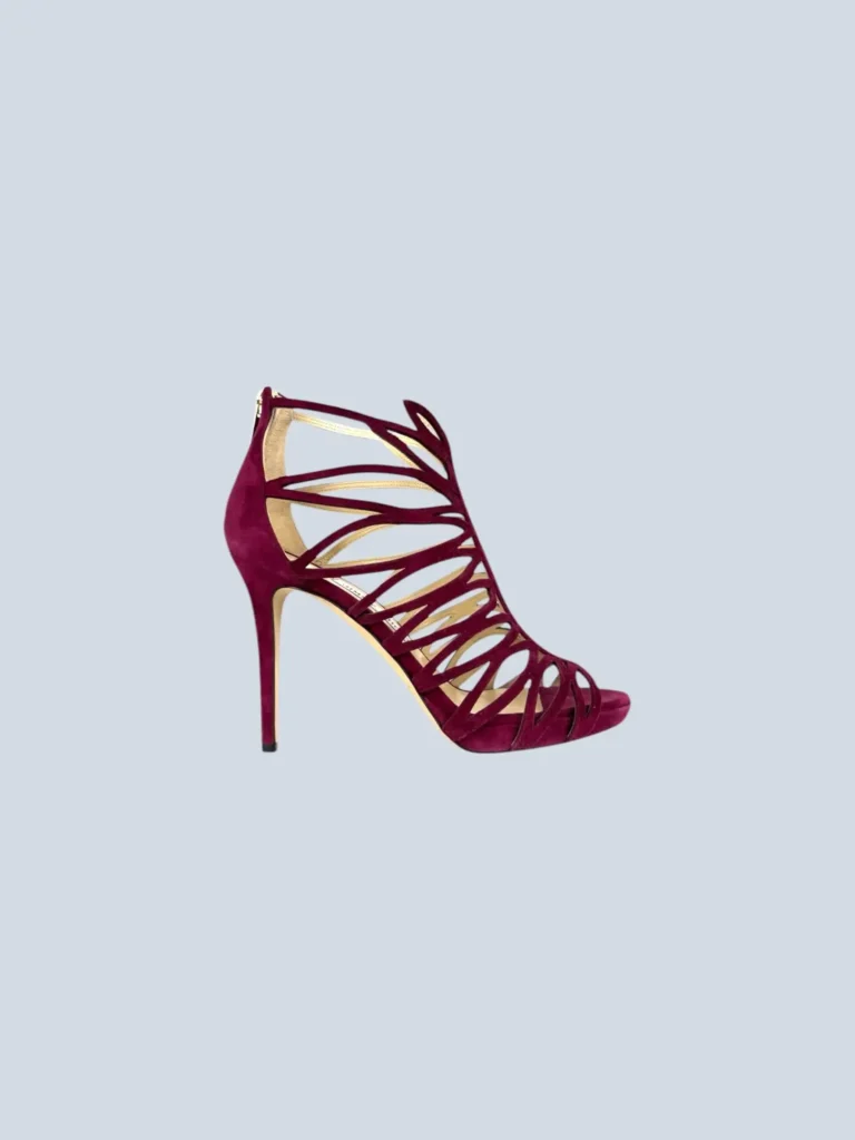 Sandali a intreccio in suede, 38.