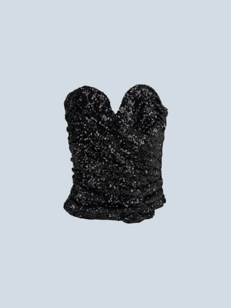 Sequin corset, 34Fr.