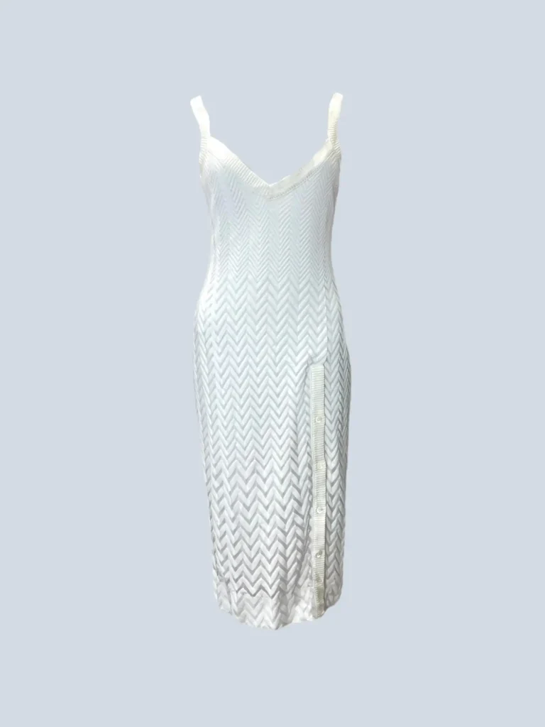Abito midi Zig Zag in cotone, 40.