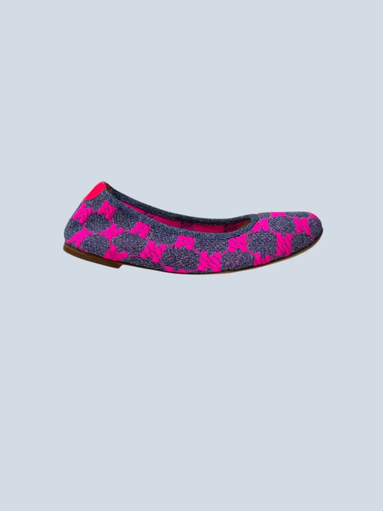 Ballerine con logo jacquard, 41.