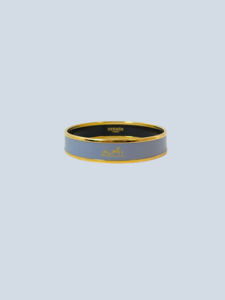 Enamelled metal bracelet.