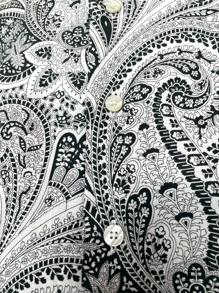 Camicia in cotone stampa paisley, L., foto 6 di 6