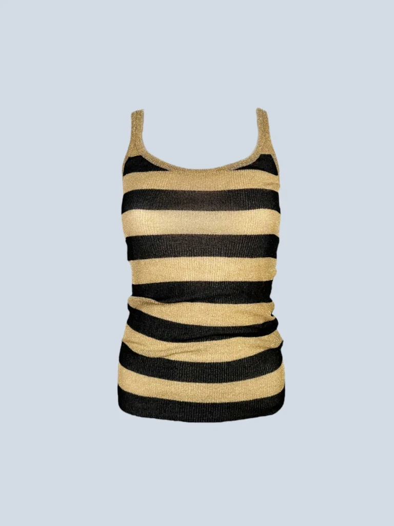 Top a righe in lurex, 38.