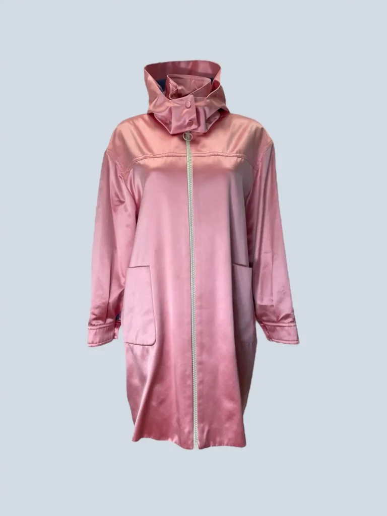 Satin raincoat-style lightweight coat, 42., photo 2 of 13