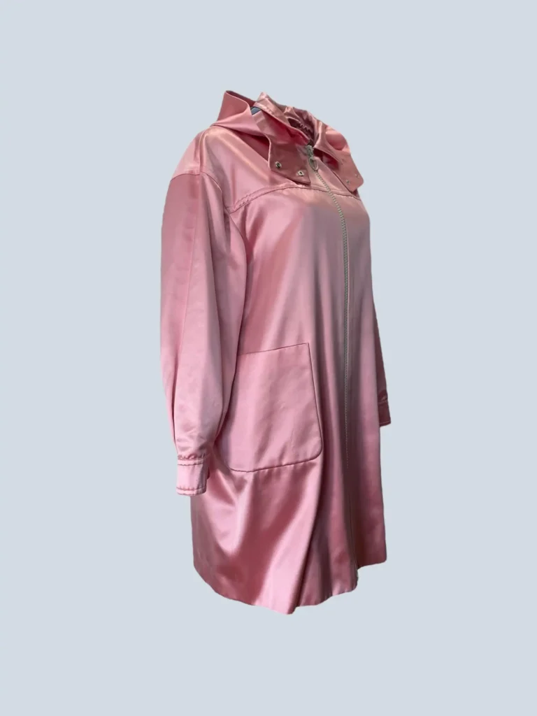 Satin raincoat-style lightweight coat, 42., photo 3 of 13