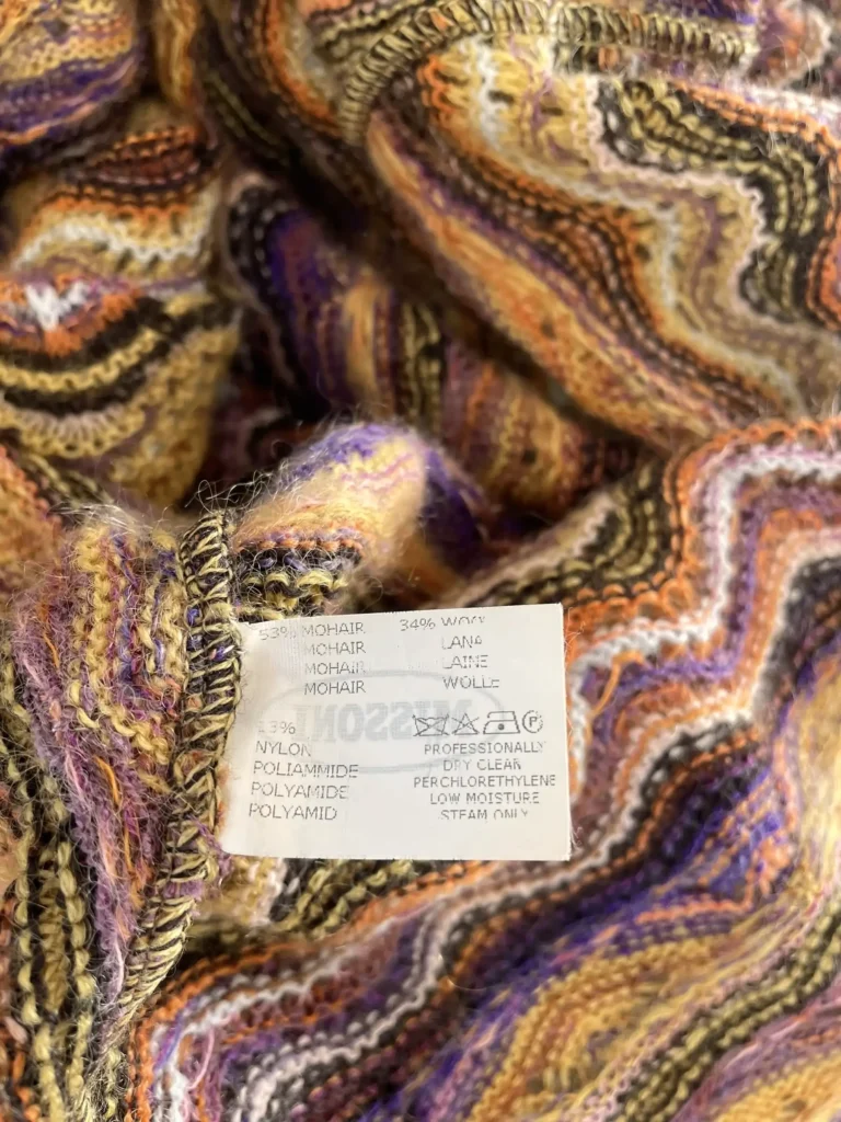 Cardigan corto con nodo in misto mohair., foto 6 di 6