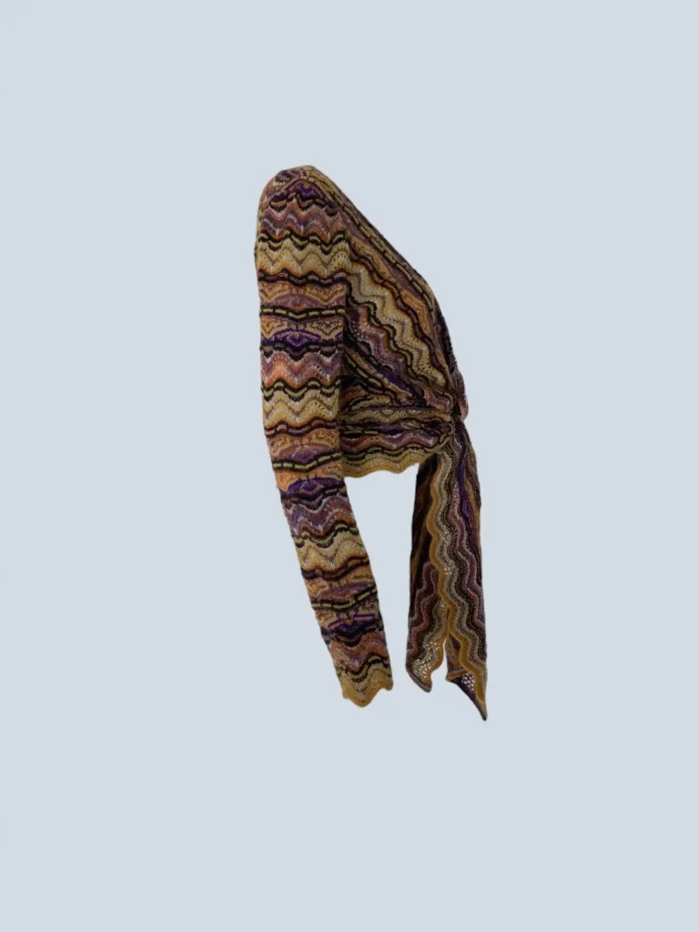 Cardigan corto con nodo in misto mohair, 42., foto 2 di 6