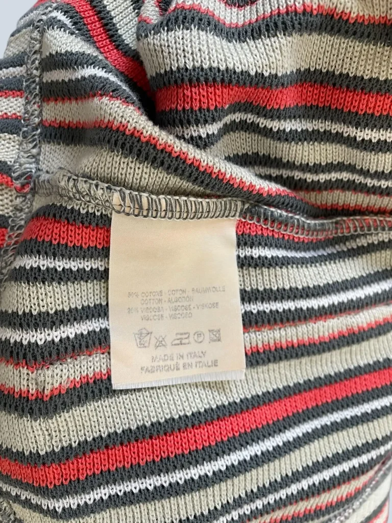 Cardigan in cotone a righe, 42., foto 6 di 7
