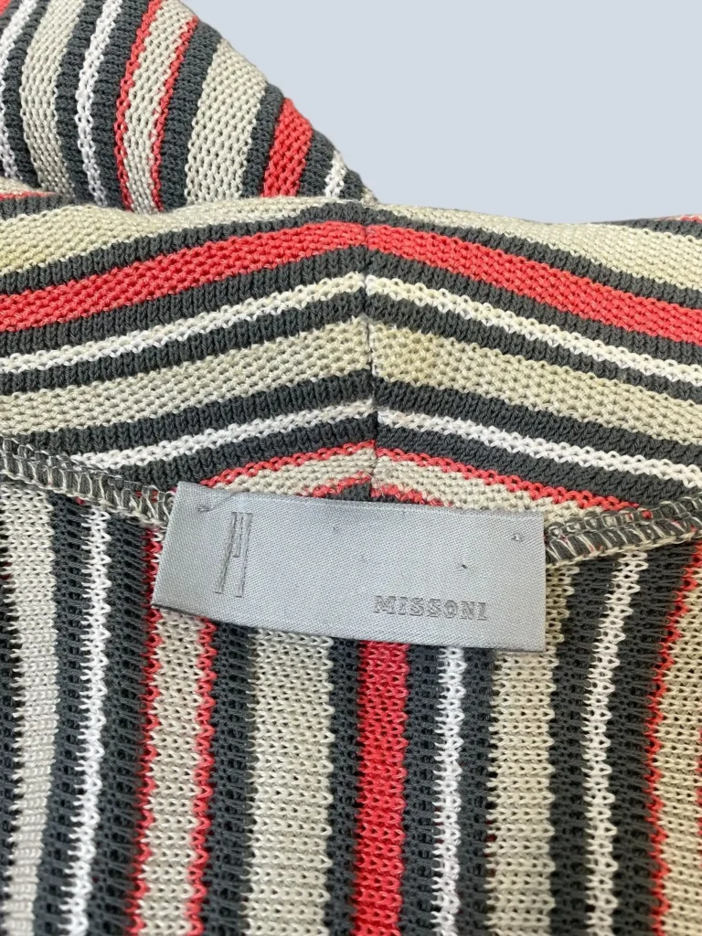 Cardigan in cotone a righe, 42., foto 4 di 7