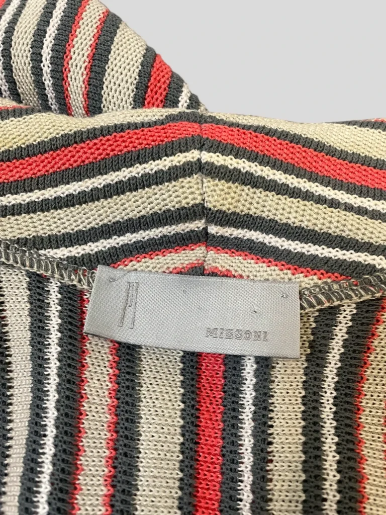 Cardigan in cotone a righe., foto 4 di 7
