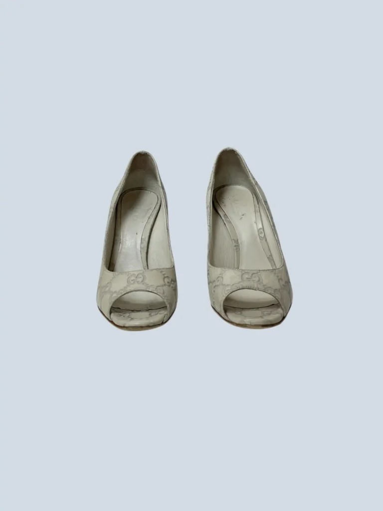 Décolleté open toe in pelle Guccissima, 36., foto 3 di 6