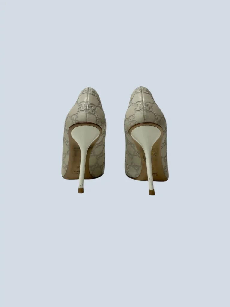 Décolleté open toe in pelle Guccissima, 36., foto 4 di 6
