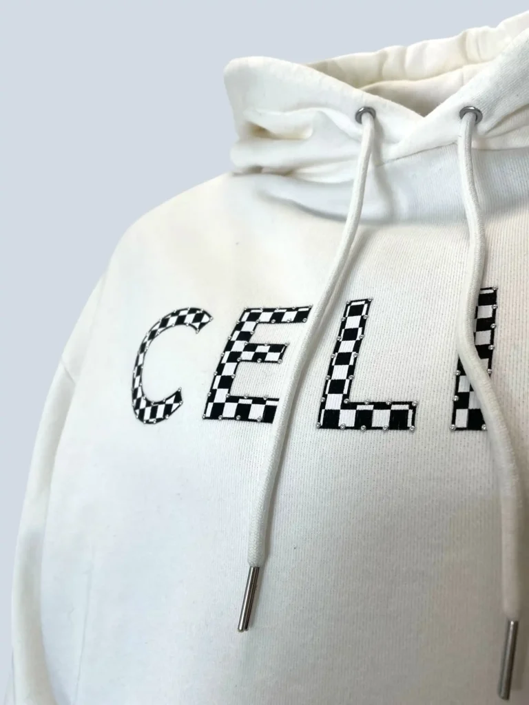 Felpa con cappuccio in cotone e logo, M., foto 10 di 10