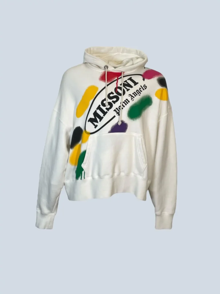 Felpa con cappuccio in cotone logo Spray, XS.