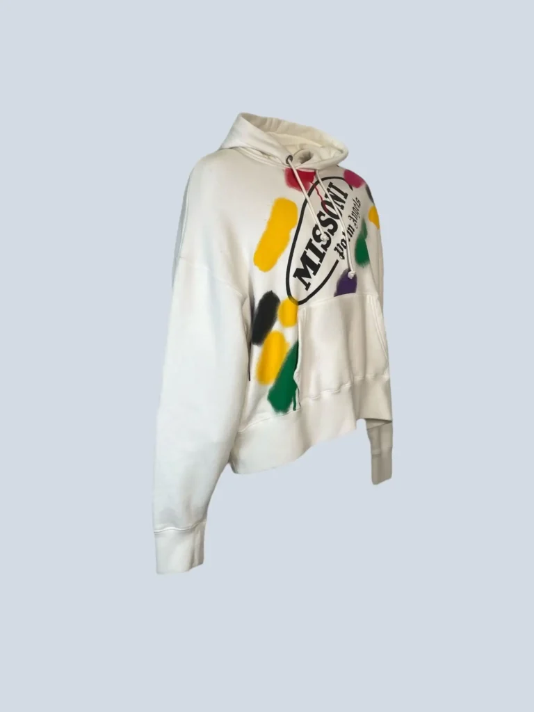 Felpa con cappuccio in cotone logo Spray, XS., foto 2 di 11