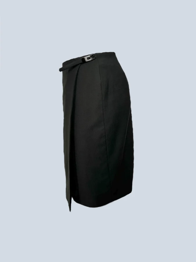 By Tom Ford, wrap skirt with logo buckle, 42., photo 2 of 5