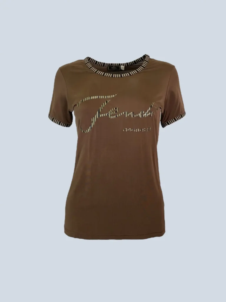 Elastane logo T-shirt, 42.