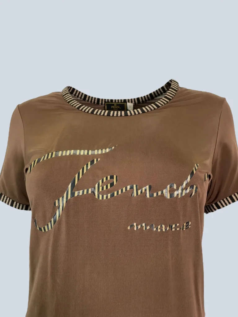 Elastane logo T-shirt, 42., photo 3 of 7