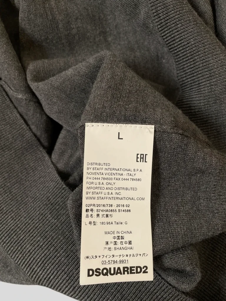 Maglione in fresco lana con scollo a V., foto 6 di 8