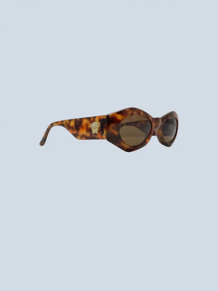 Occhiali da sole Vintage in acetato havana.