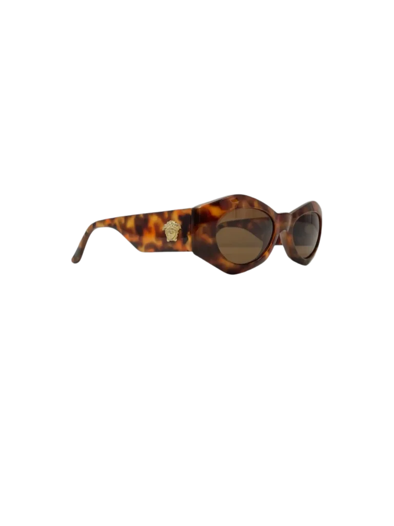 Occhiali da sole Vintage in acetato havana.
