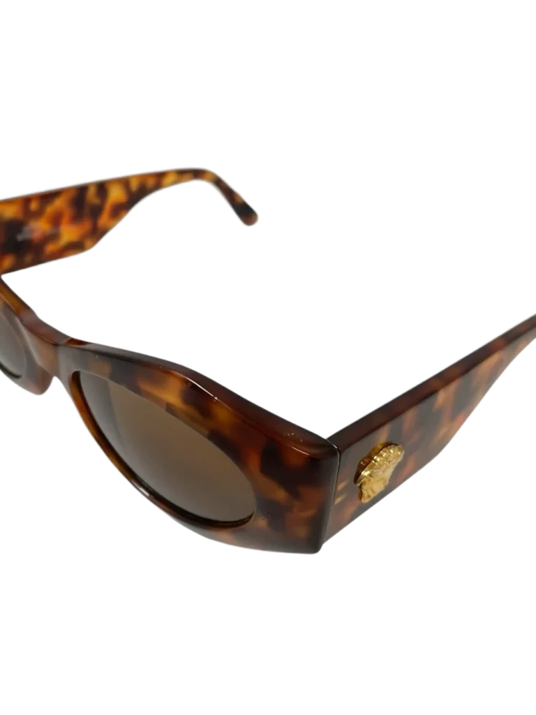 Occhiali da sole Vintage in acetato havana., foto 5 di 9
