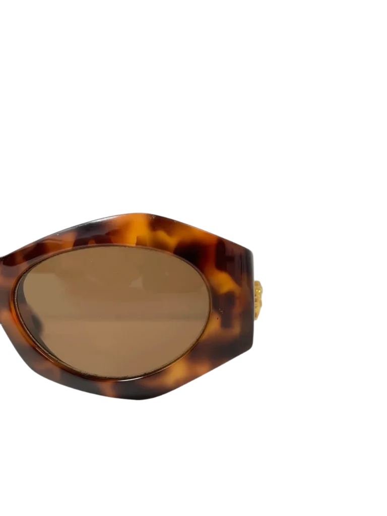 Occhiali da sole Vintage in acetato havana., foto 6 di 9