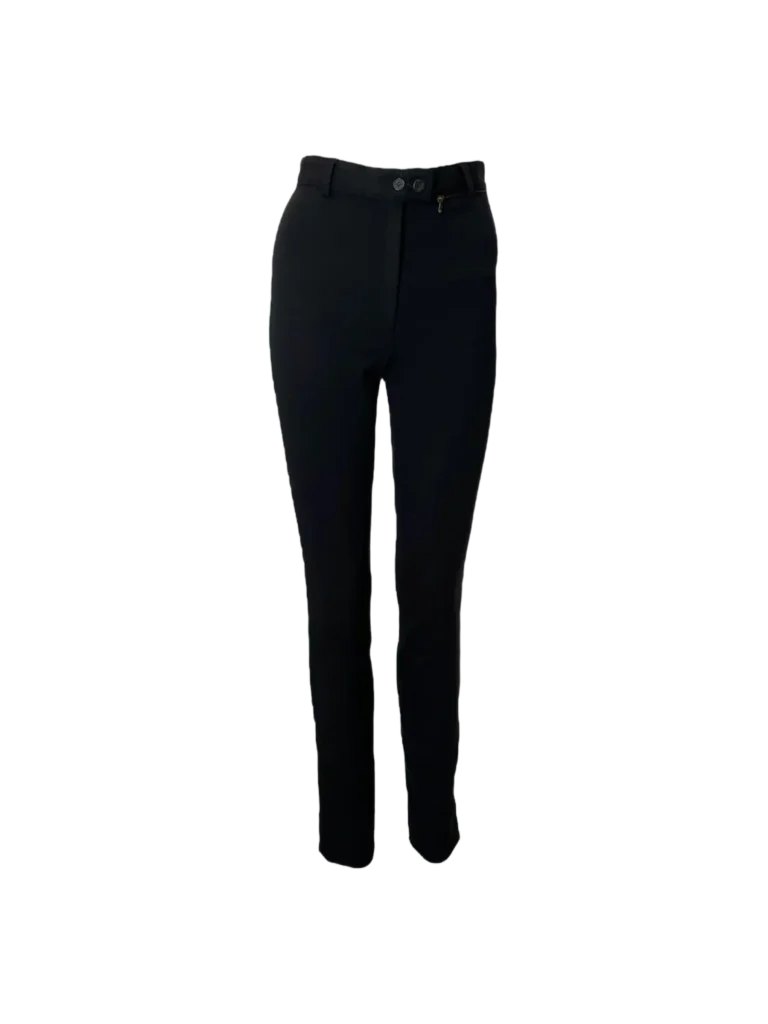 Pantaloni slim fit in lana.