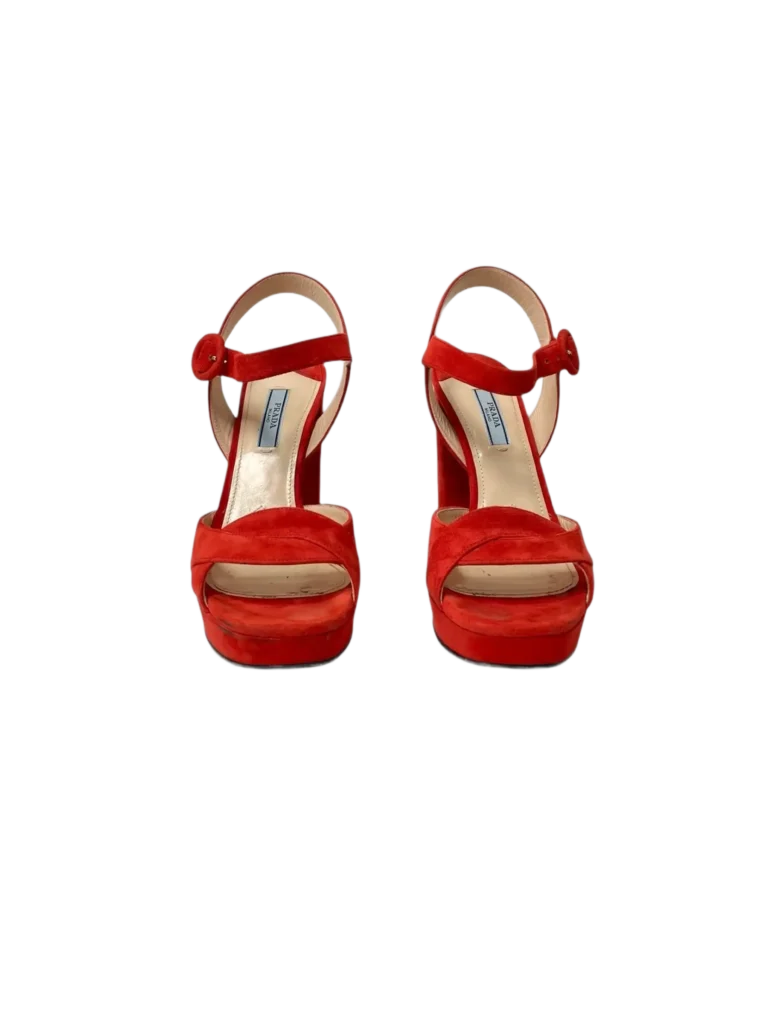 Sandali in suede con platform., foto 3 di 7