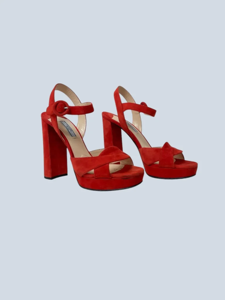 Sandali in suede con platform, 38., foto 2 di 7