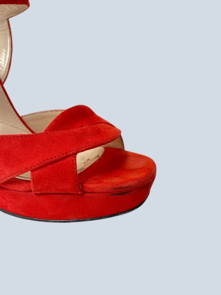 Sandali in suede con platform, 38., foto 6 di 7