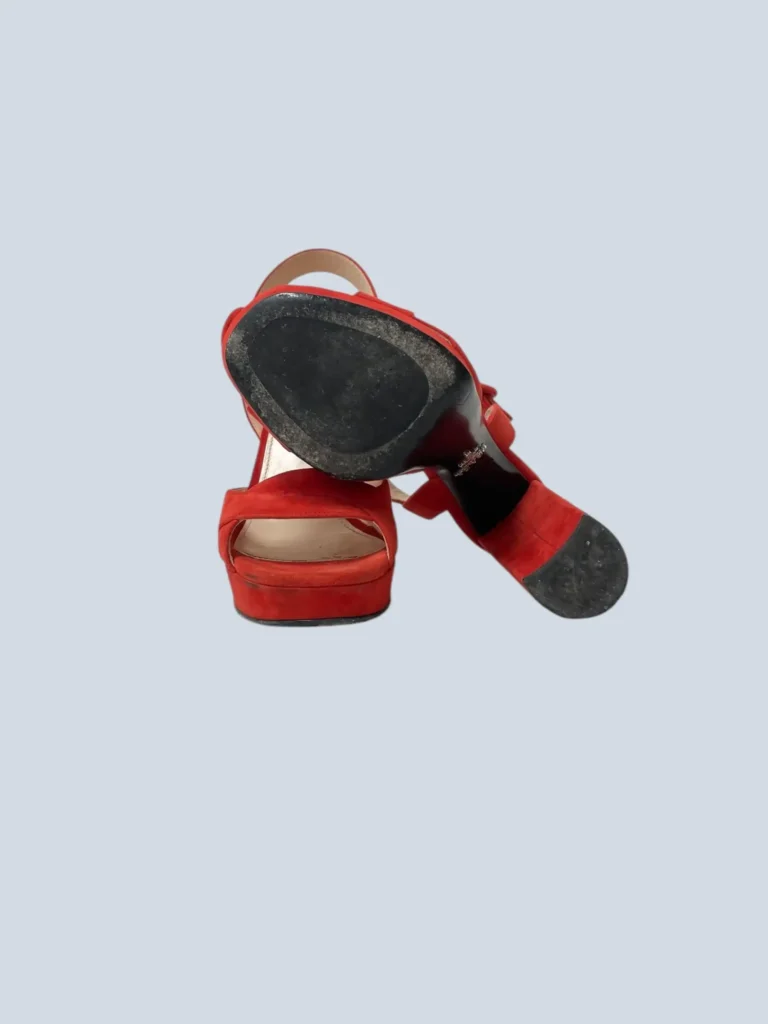 Sandali in suede con platform, 38., foto 5 di 7