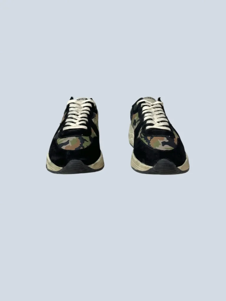 Sneakers Running Sole in nylon camouflage e suede, 42., foto 3 di 6