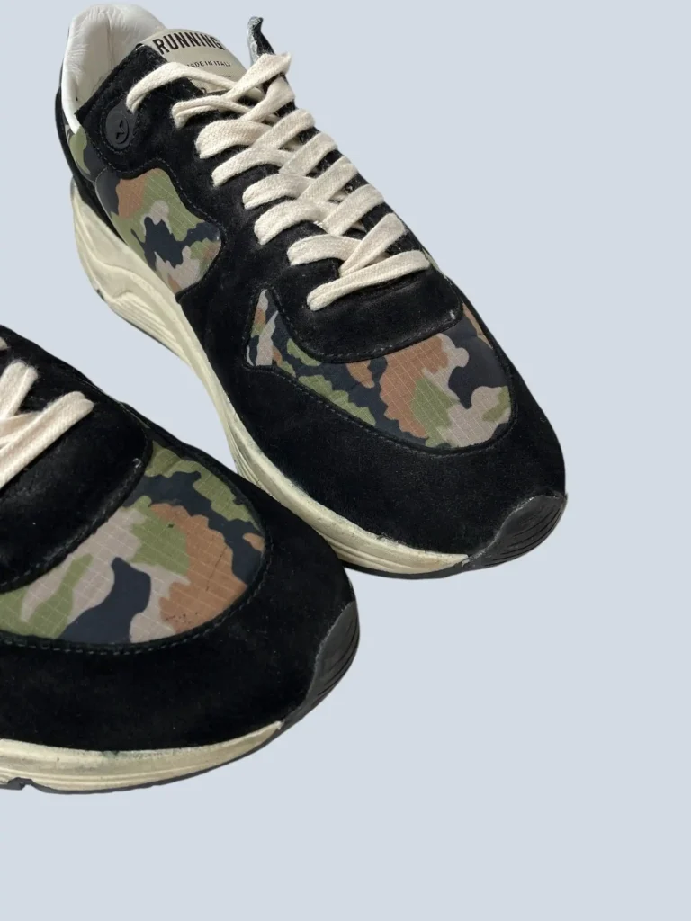 Sneakers Running Sole in nylon camouflage e suede, 42., foto 6 di 6