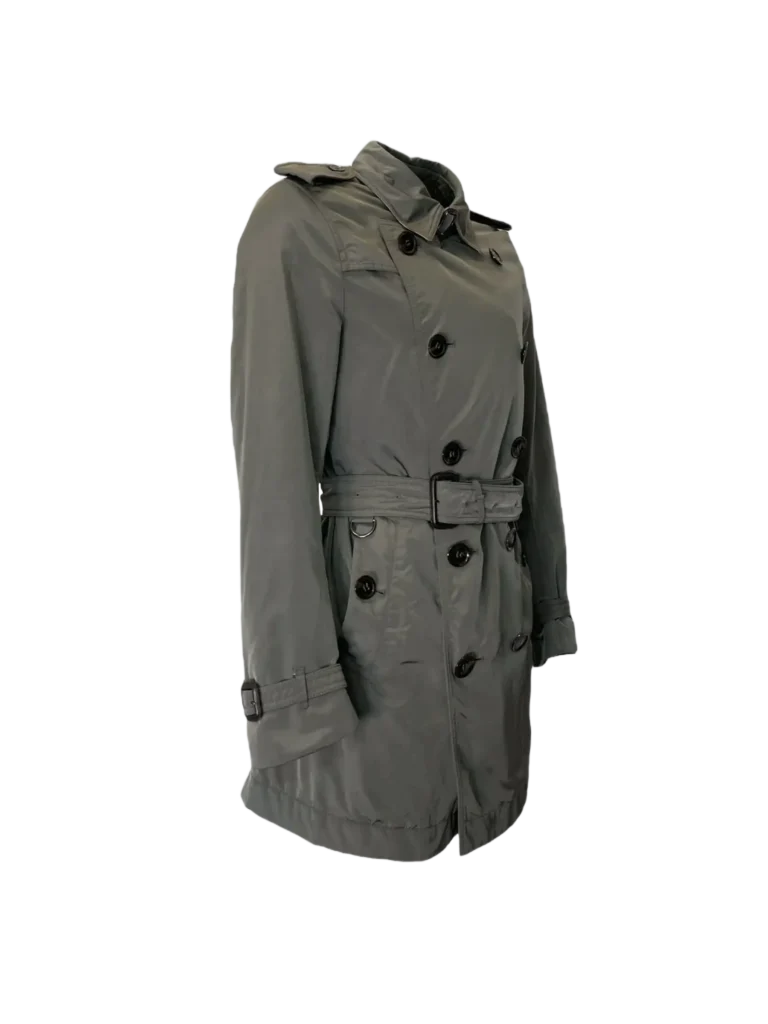 Trench doppiopetto in nylon imbottito., foto 2 di 11