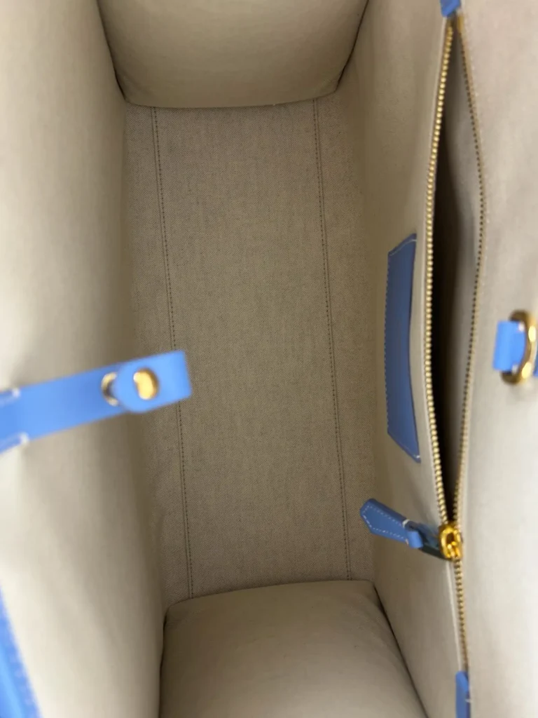 Borsa Freya tote grande in rafia con ricamo., foto 7 di 10