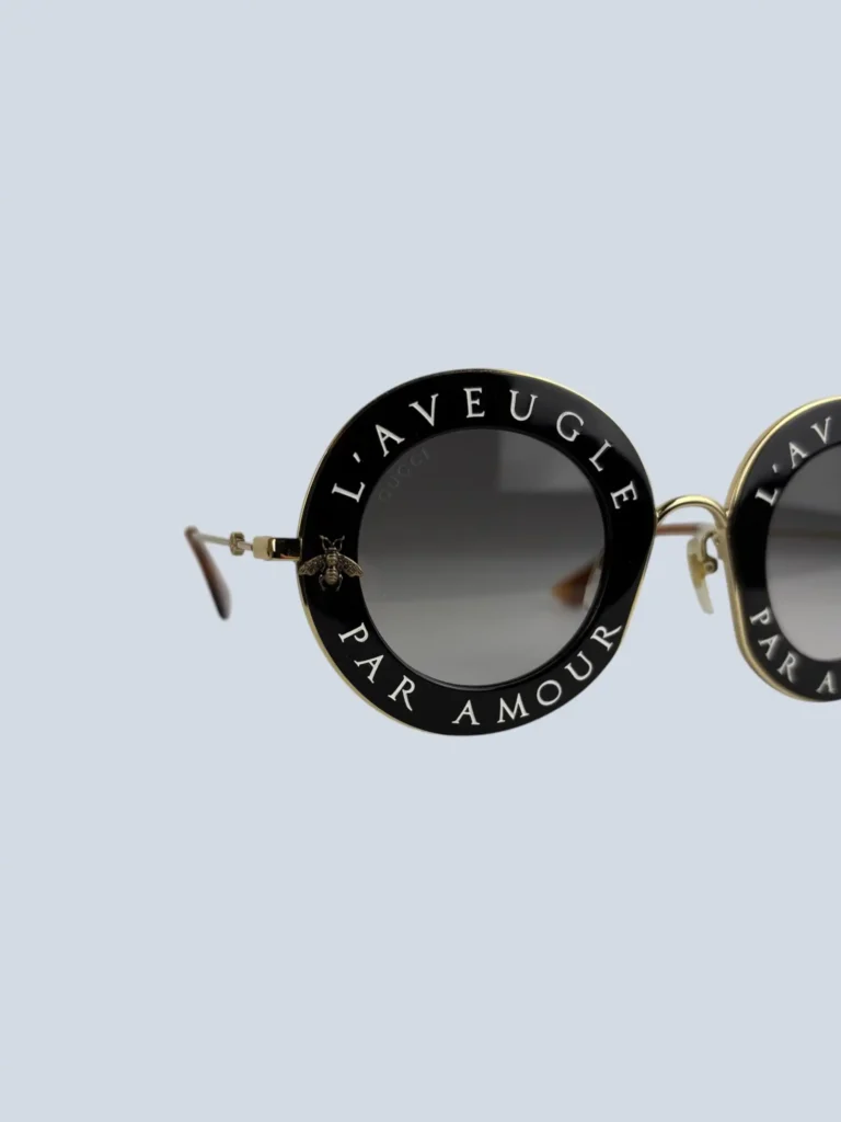 “L’aveugle par amour” metal sunglasses, photo 5 of 7