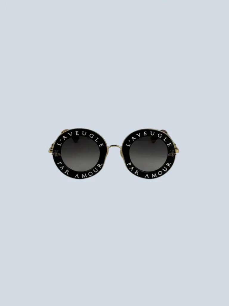 “L’aveugle par amour” metal sunglasses, photo 2 of 7