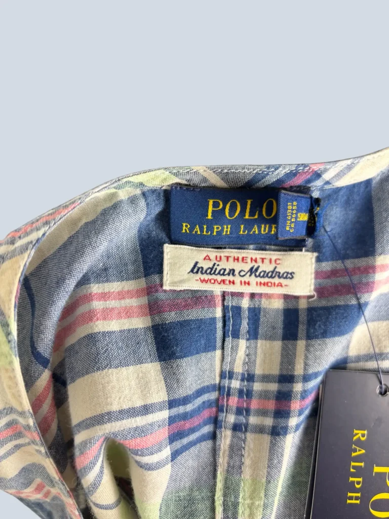 Polo Ralph Lauren, abito lungo in cotone con motivo check, 0., foto 4 di 7