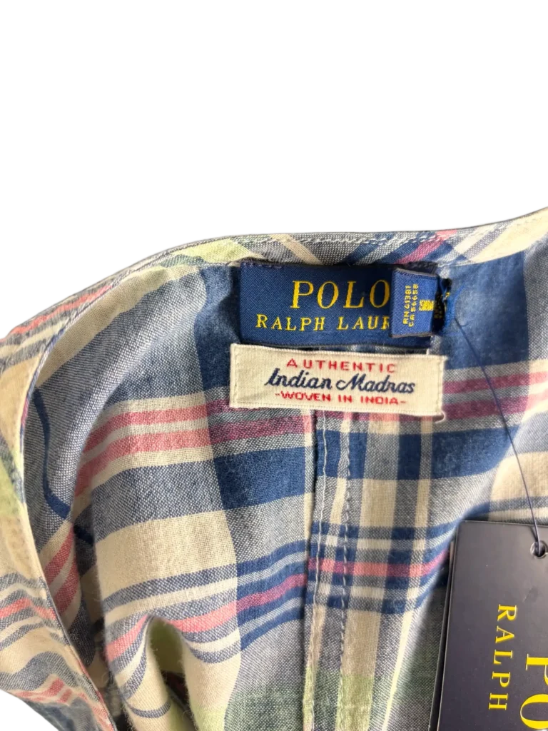 Polo Ralph Lauren, abito lungo in cotone con motivo check., foto 4 di 7