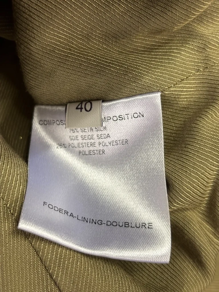 Blusa con manica 3/4 in seta, 40., foto 5 di 5