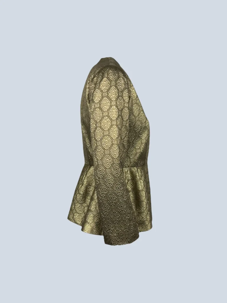 Blusa con manica 3/4 in seta, 40., foto 2 di 5