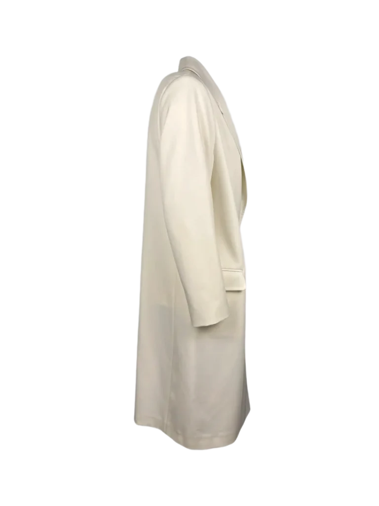 Cappotto a due bottoni in poliestere., foto 2 di 6