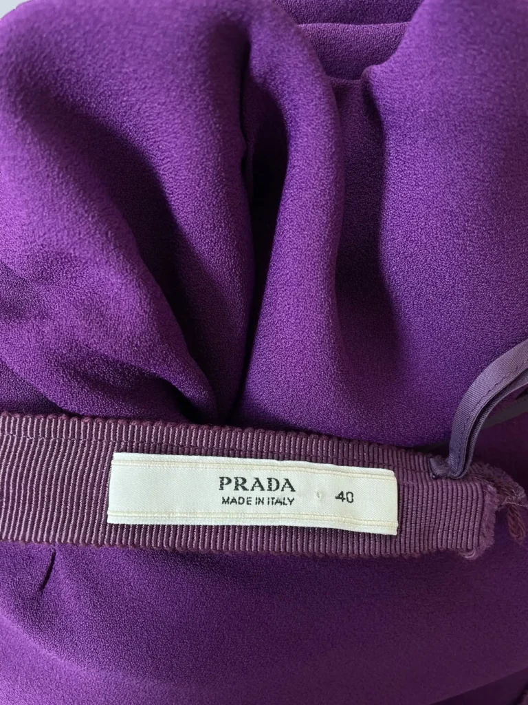 Abito midi in misto lana drappeggiato, 40., foto 5 di 5