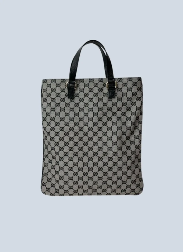 <b>Gucci</b><br> borsa a mano in tela Monogram e pelle.