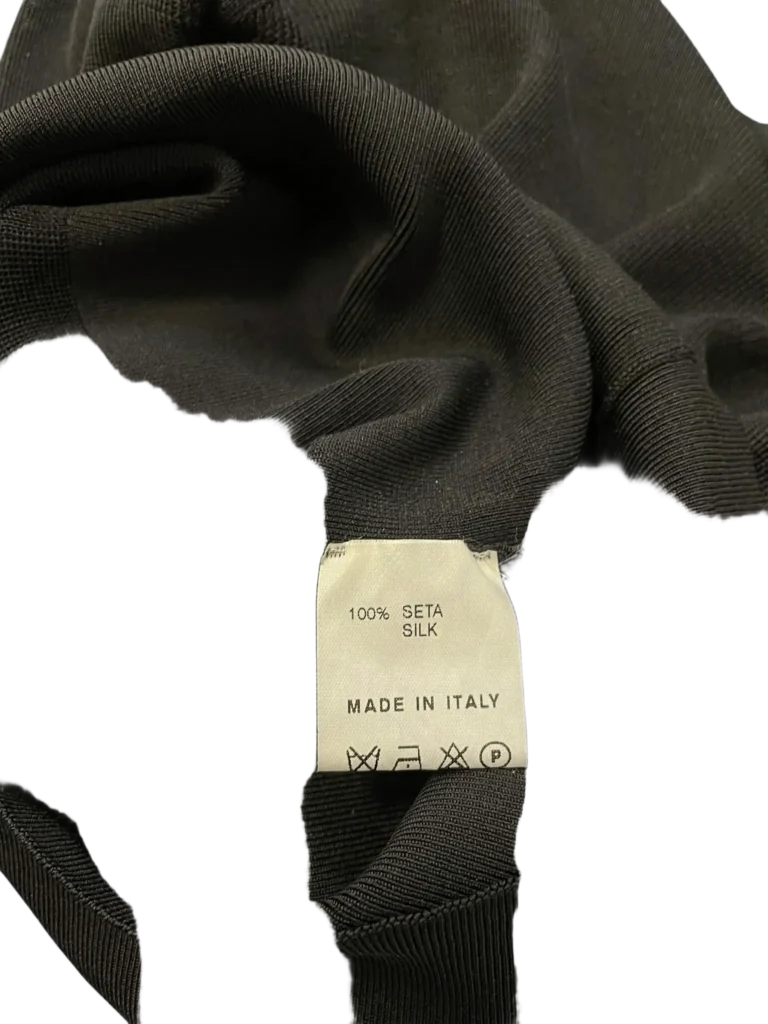 Maglia a maniche lunghe in seta., foto 7 di 8