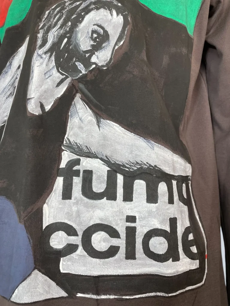 Hand-painted long-sleeve sweater, 50., photo 5 of 8