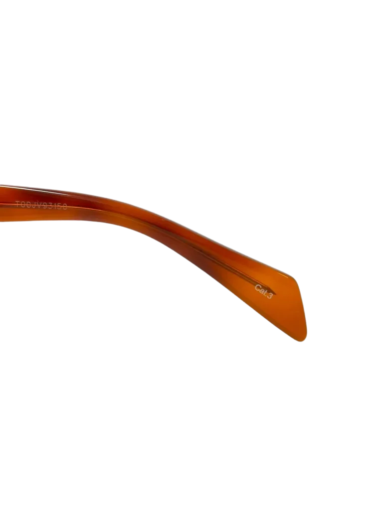 Occhiali da sole Cat Eye in acetato havana., foto 5 di 7