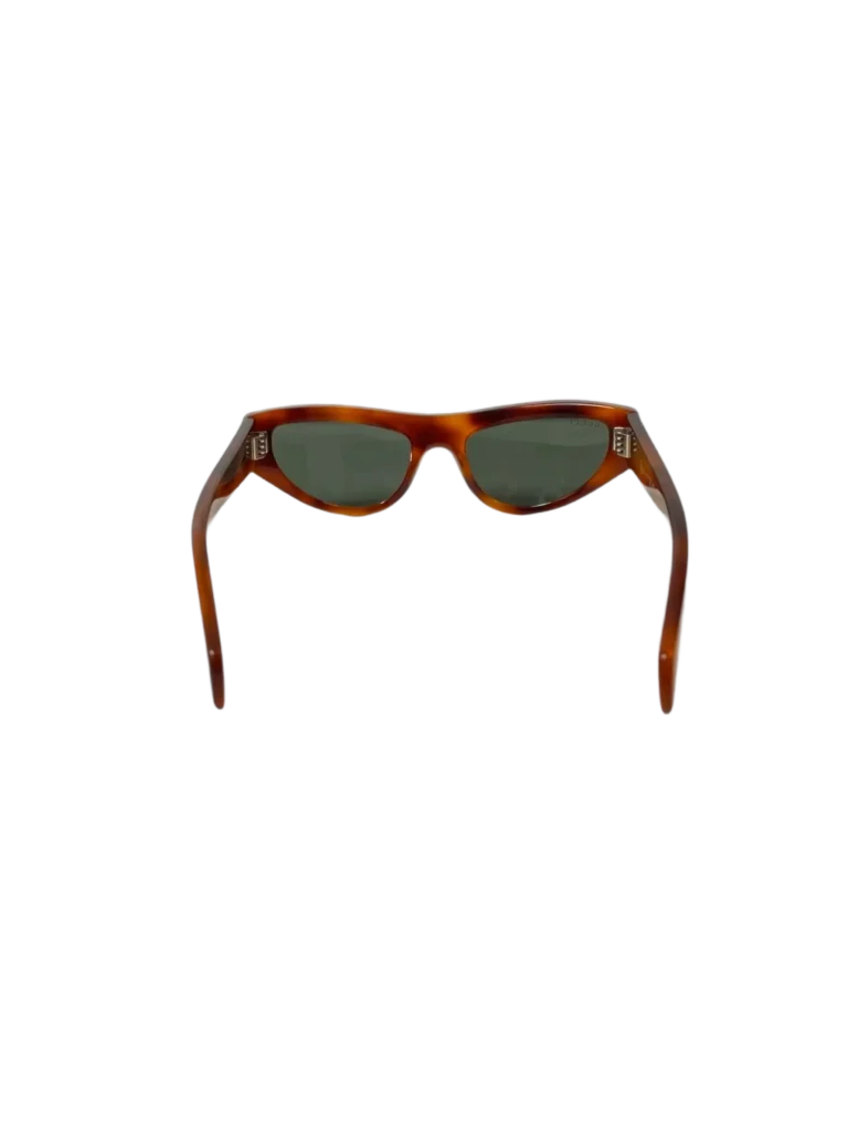 Occhiali da sole Cat Eye in acetato havana., foto 4 di 7