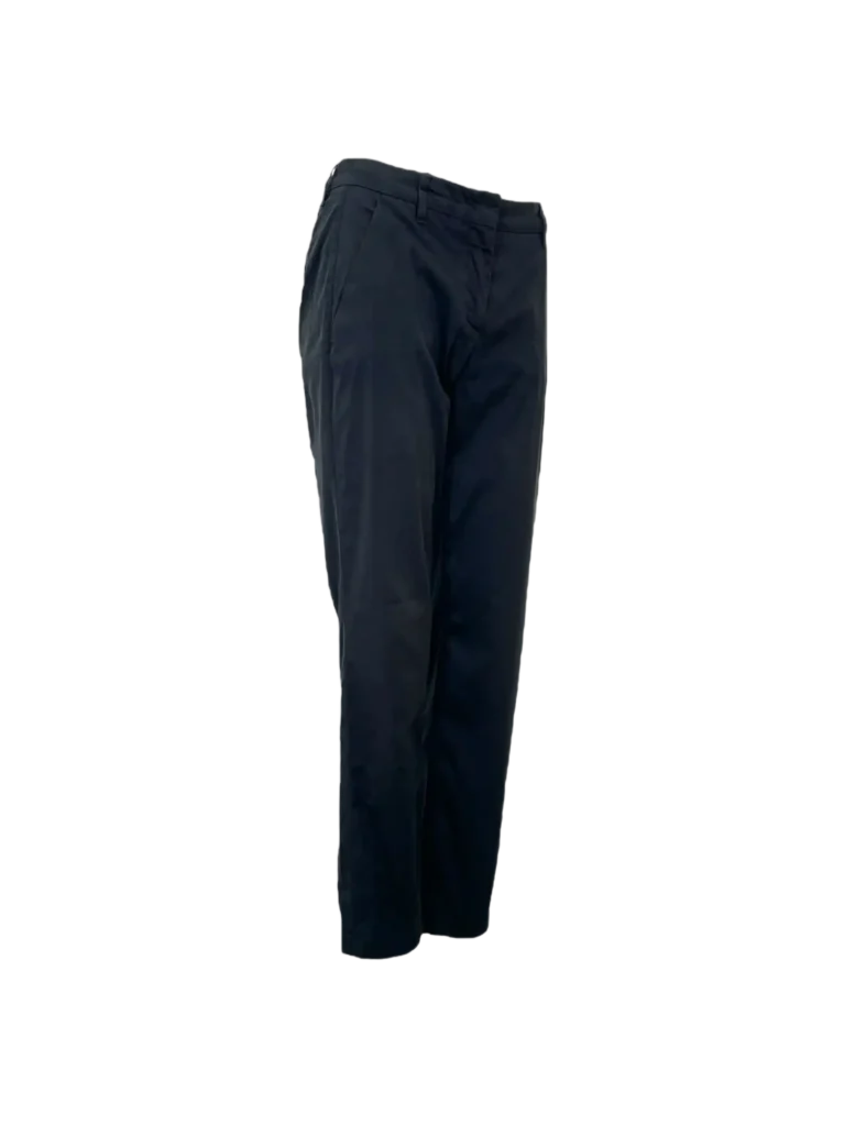 Pantaloni a sigaretta in cotone., foto 2 di 7